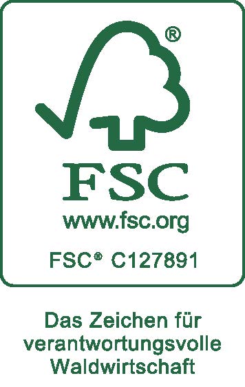 Logo FSC - Das Zeichen für verantwortungsvolle Waldwirtschaft